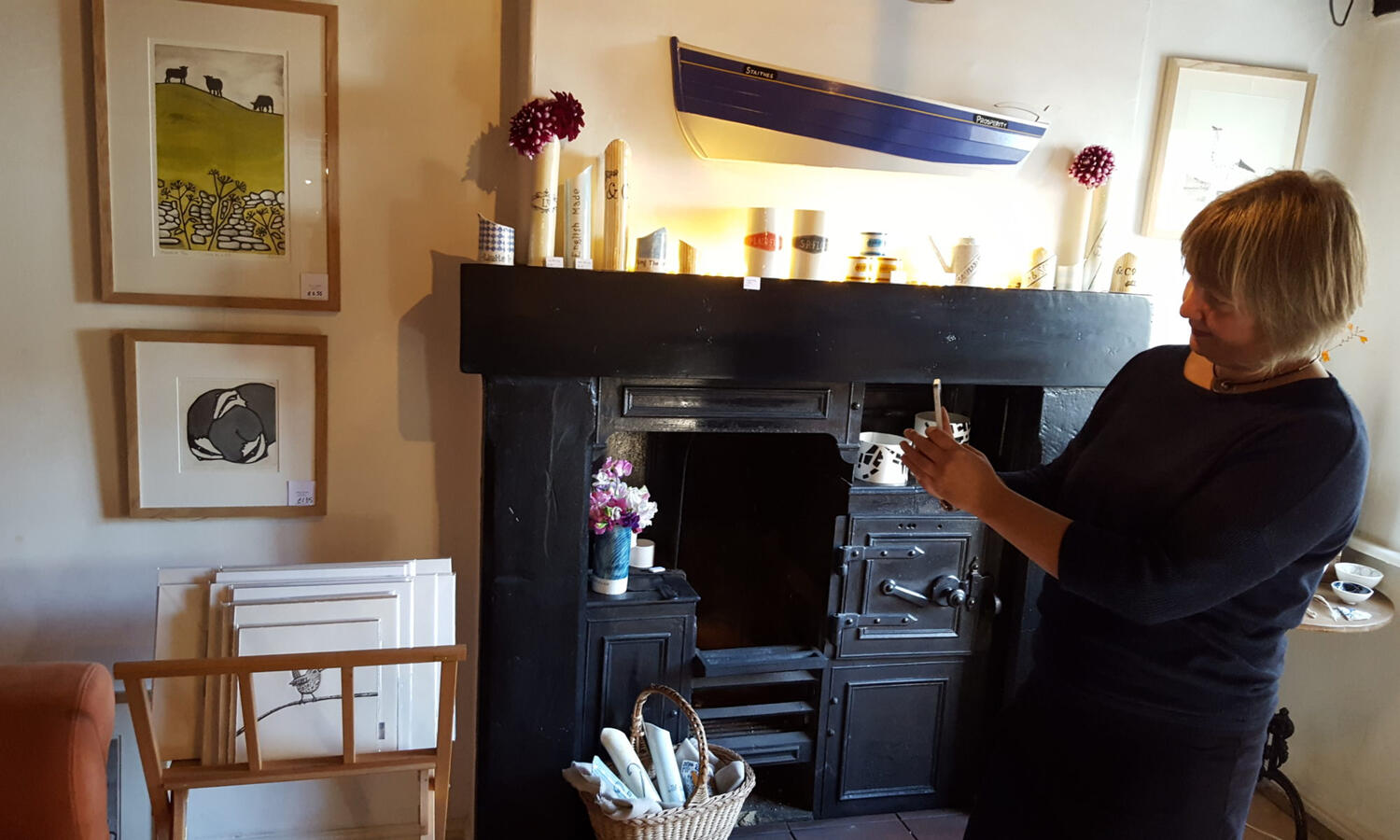 Anna at The Staithes Festival of Art and Culture