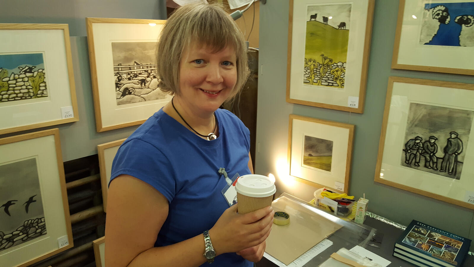 Anna at Art In The Pen (Skipton)