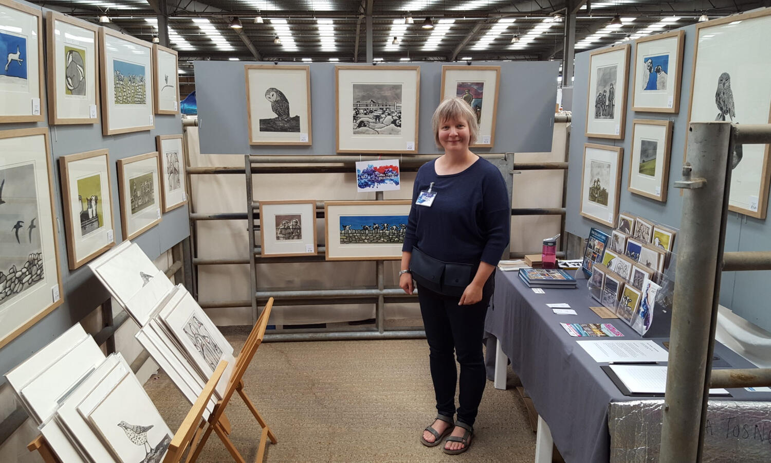 Anna at Art In The Pen (Thirsk)